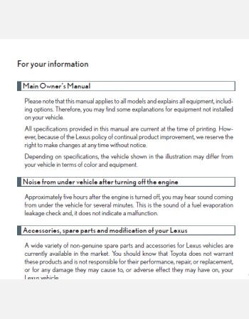 2014 lexus lx 570 owners manual